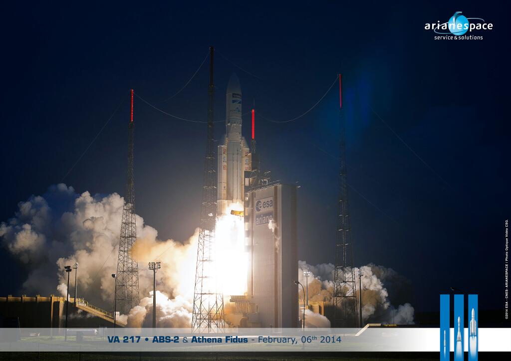 Ariane 5 Rocket Blasts Off on 250th Launch with 2 Satellites